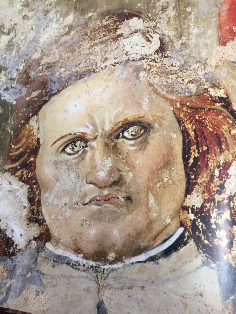 Autoritratto di Saturnino Gatti. Dalla chiesa di S.Margherita a Cascia