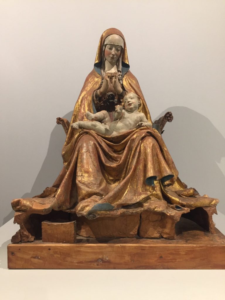 la Madonna di Collemaggio. Terracotta, 1506